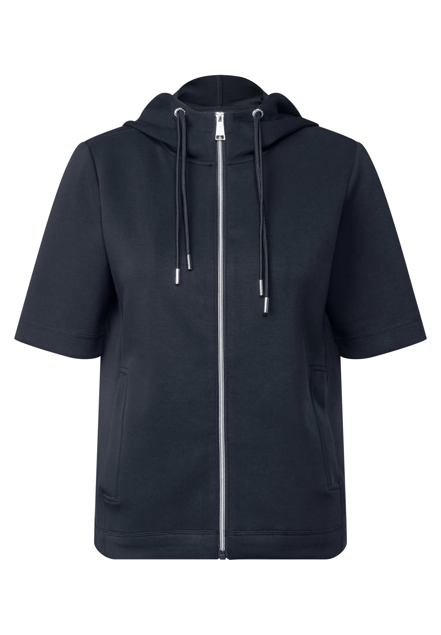 Kurzarm Sweatjacke