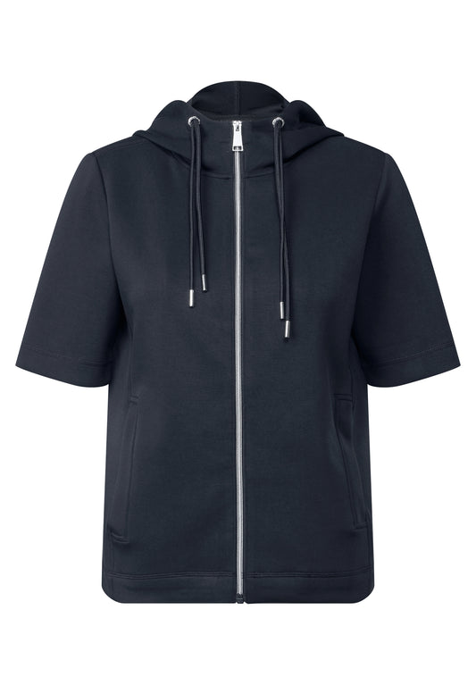 Kurzarm Sweatjacke