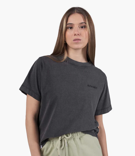 Klein aber Fein Shört Görls, black dyed