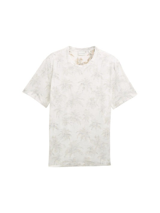 T-Shirt mit Palmen-Print