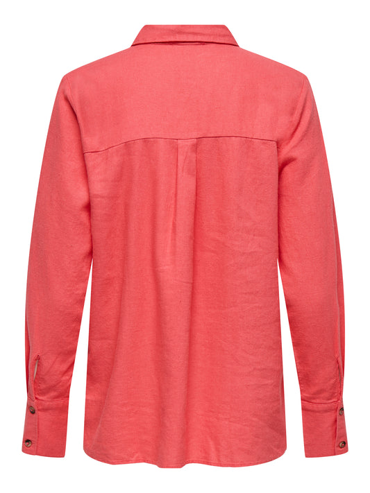 JDYSAY L/S LINEN LOOSE SHIRT WVN NOOS