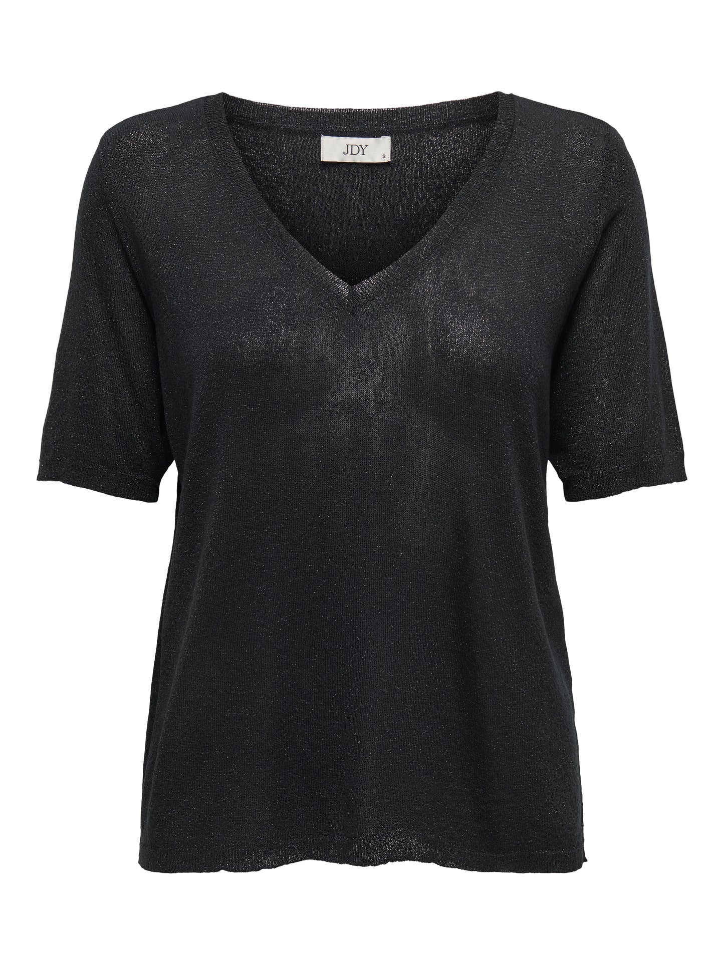JDYKAYA LUREX S/S V-NECK PULLOVER KNT