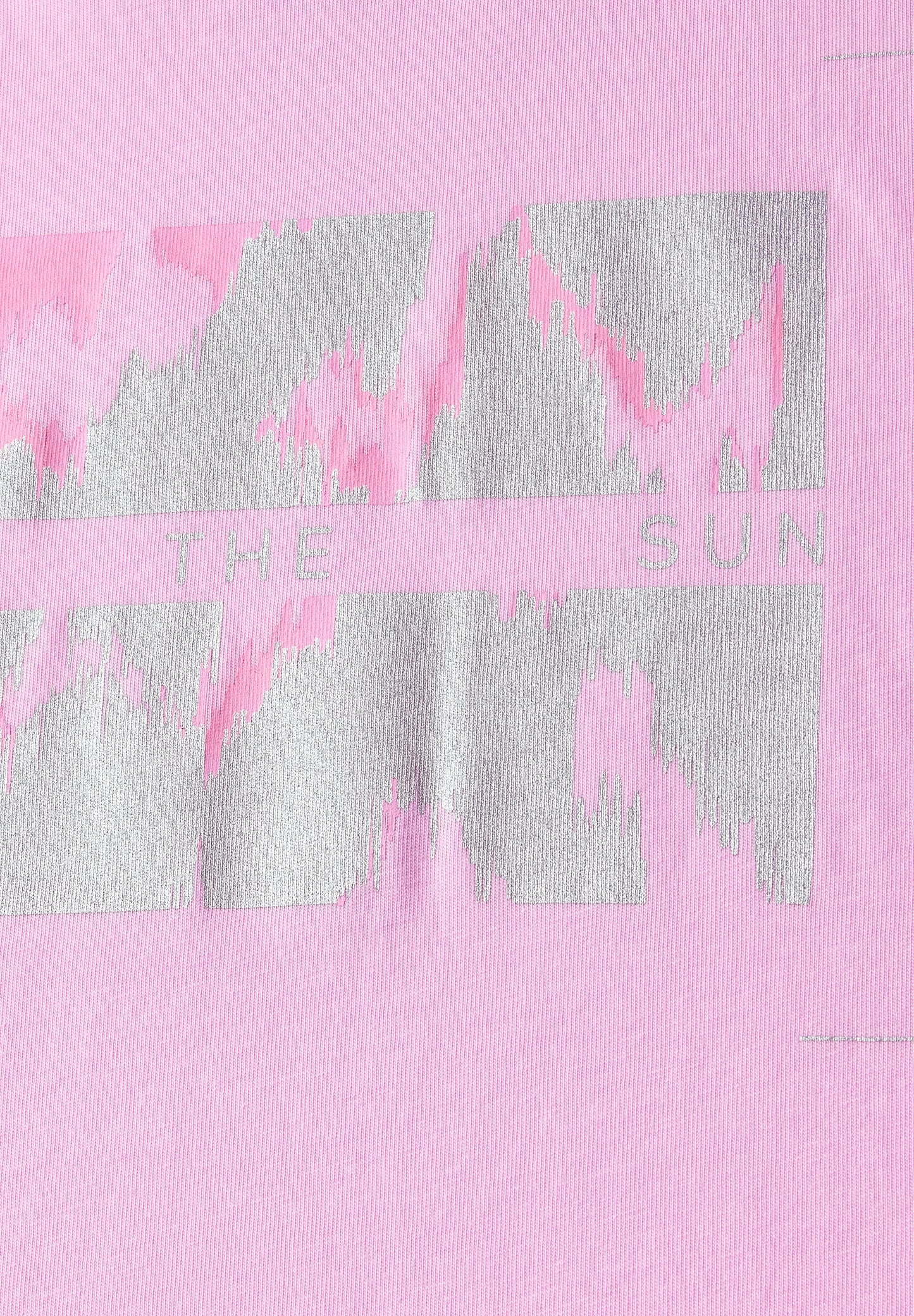 T-Shirt mit Folienprint