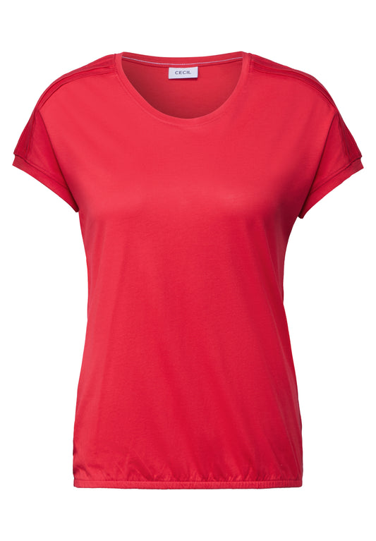 Shirt in Unifarbe
