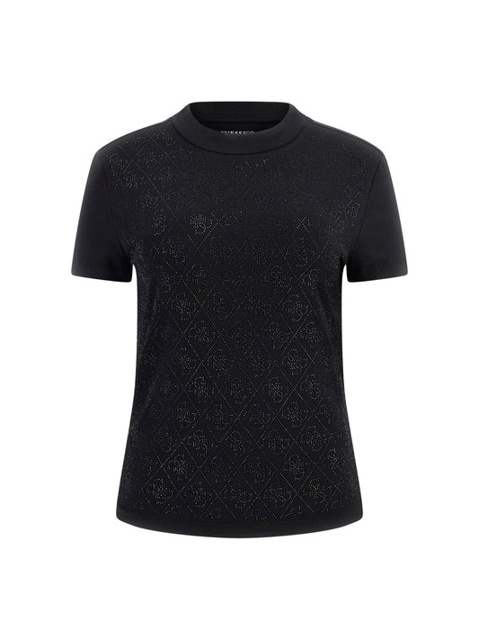 SS MOCK NECK ALL OVER 4G TEE