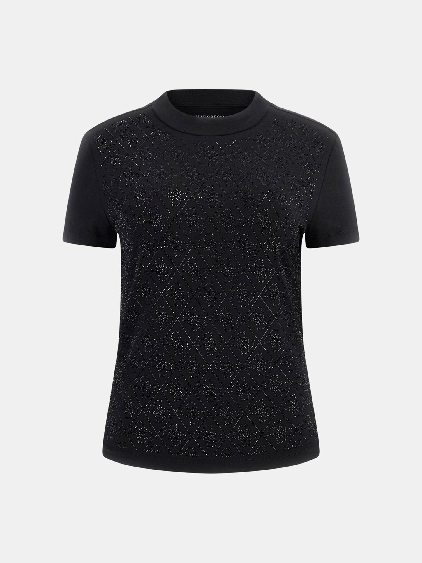 SS MOCK NECK ALL OVER 4G TEE
