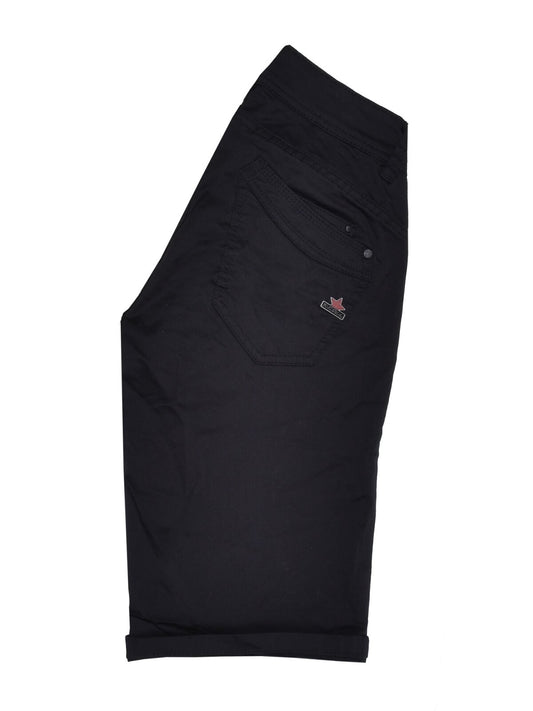 Malibu-Short stretch twill, black