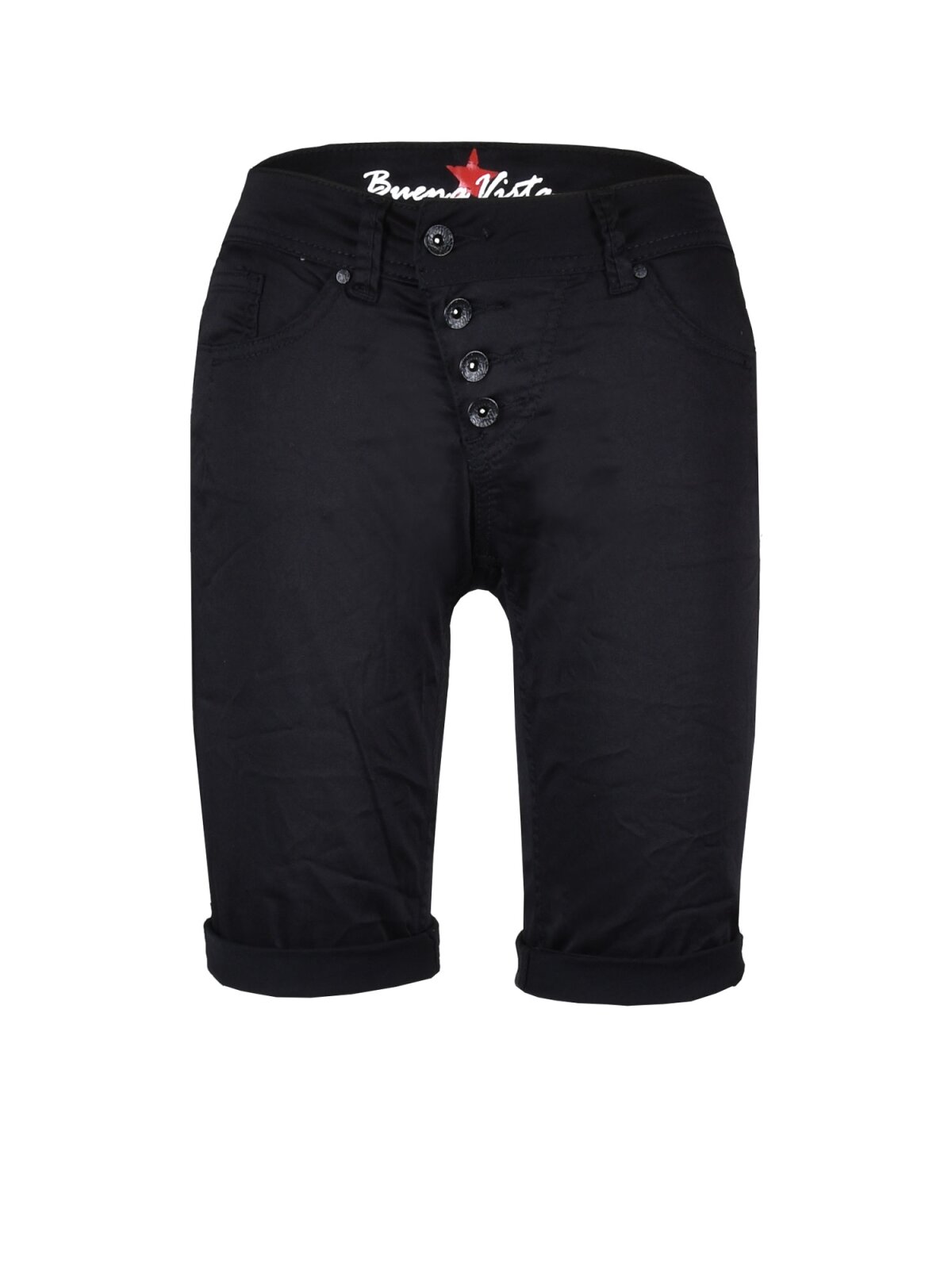 Malibu-Short stretch twill, black