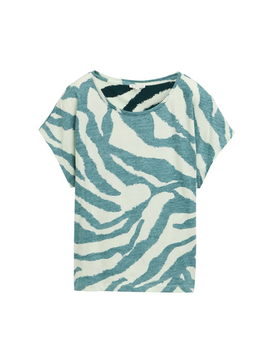 T-Shirt mit Inside-Out Print