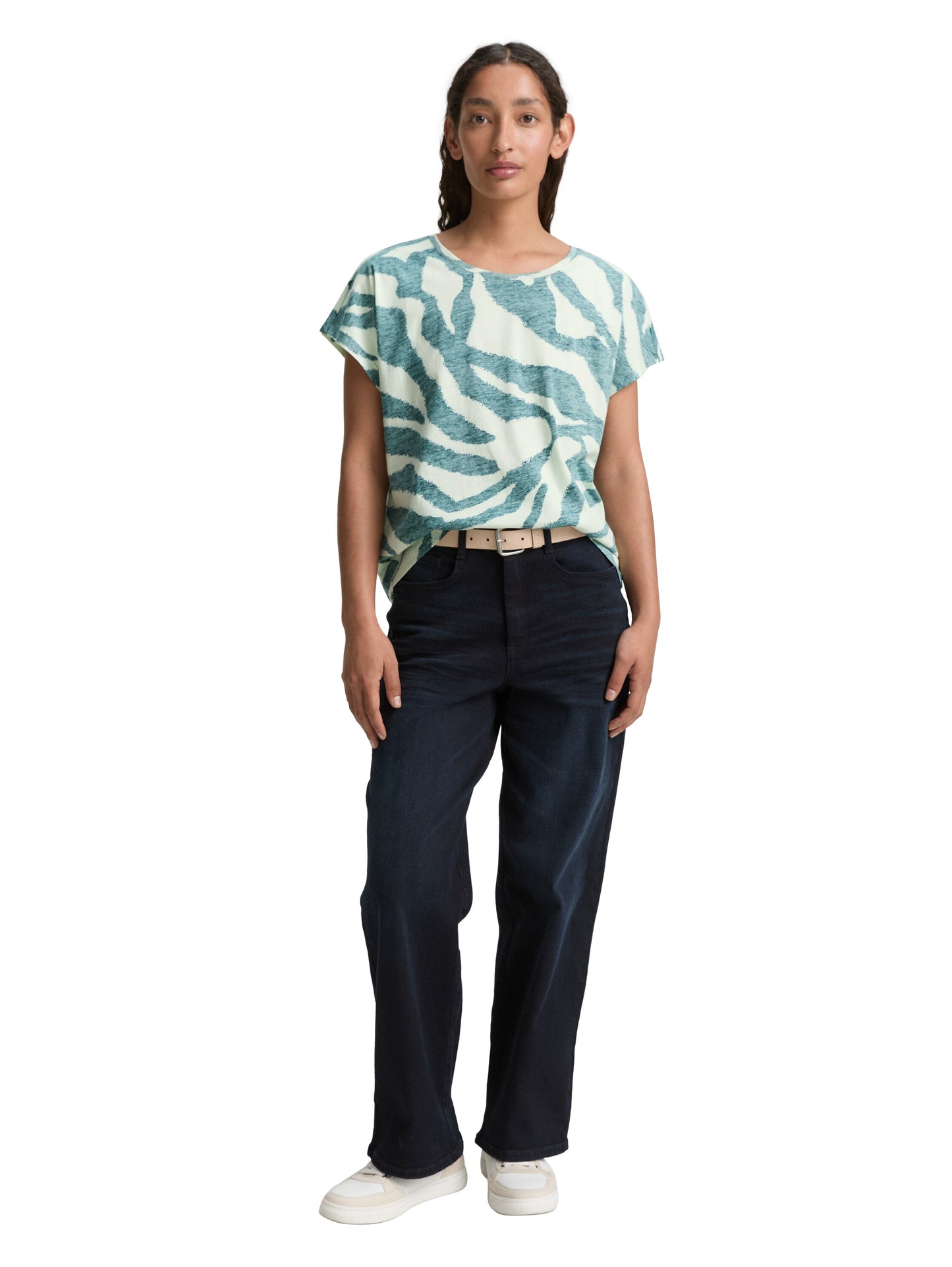 T-Shirt mit Inside-Out Print
