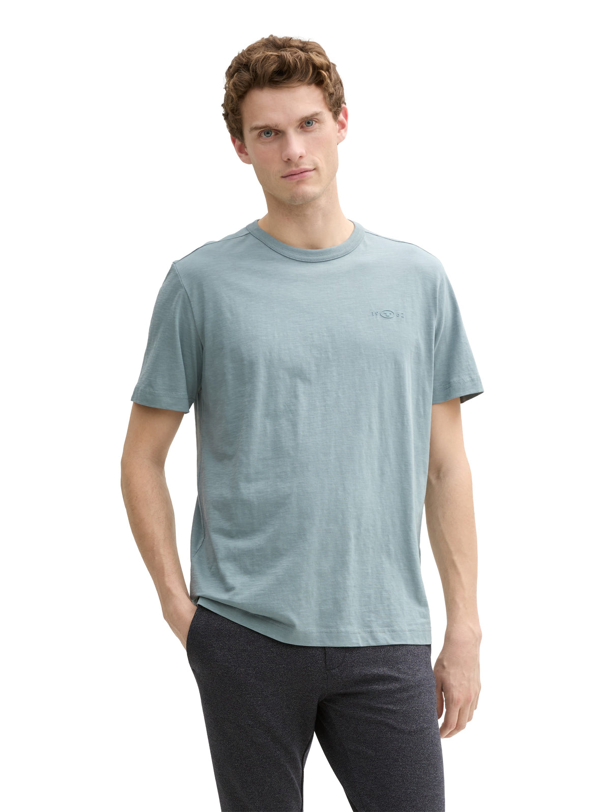Basic T-Shirt aus Baumwolle