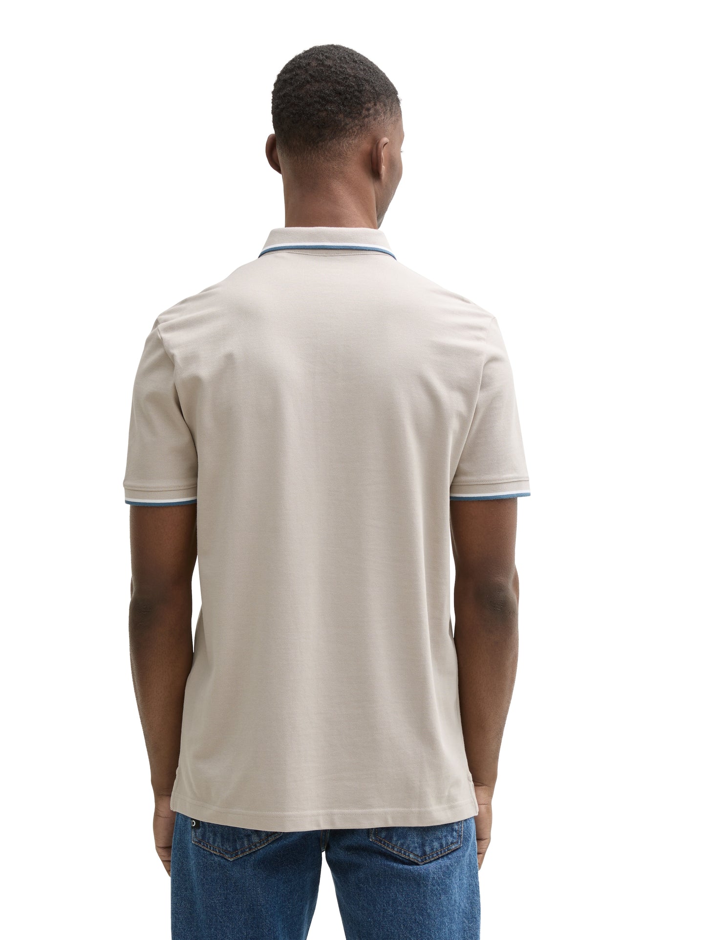 Piqué Poloshirt mit Logo-Print