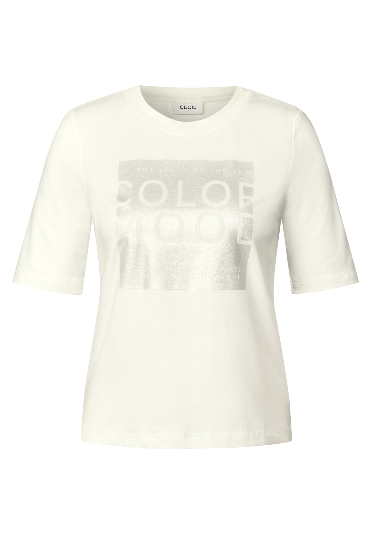 Softes Shirt mit Folienprint