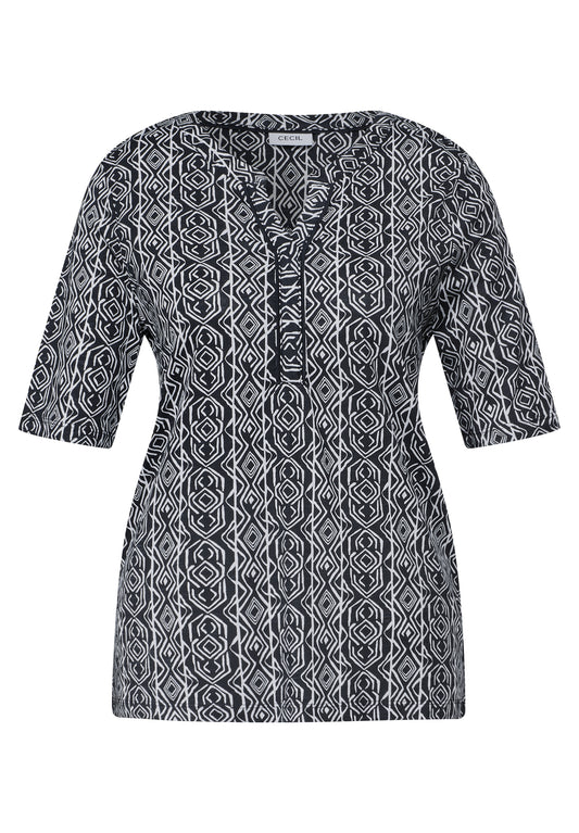 Shirt im Tunika-Look