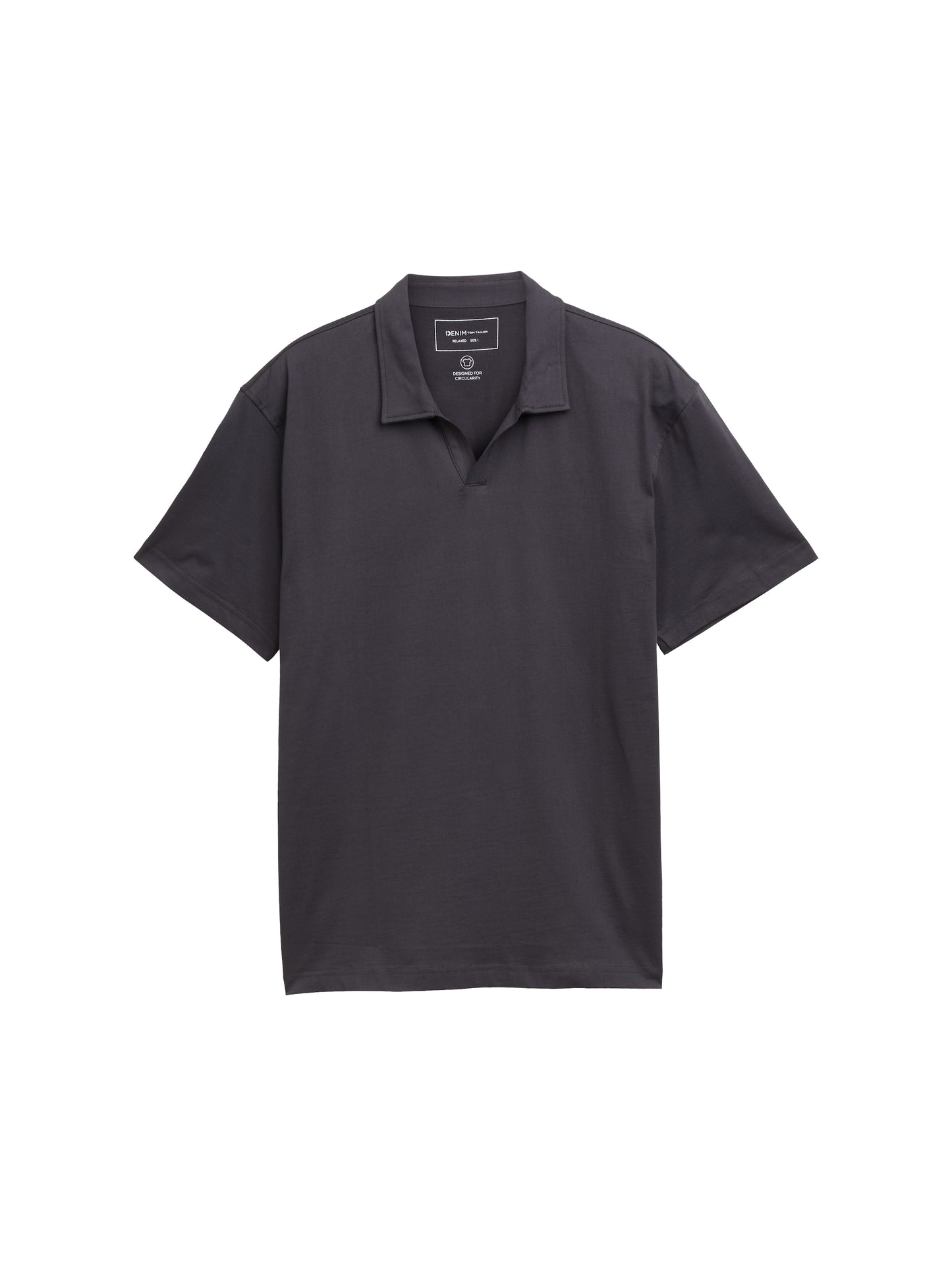 Relaxed Fit Jersey Poloshirt aus Baumwolle