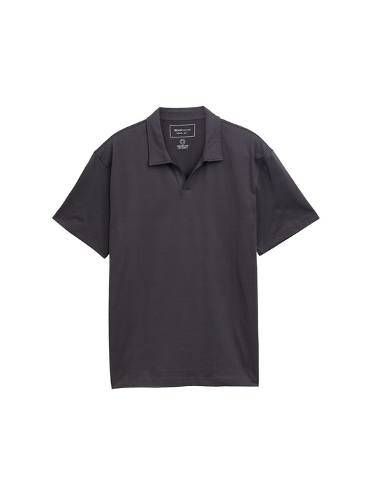 Relaxed Fit Jersey Poloshirt aus Baumwolle
