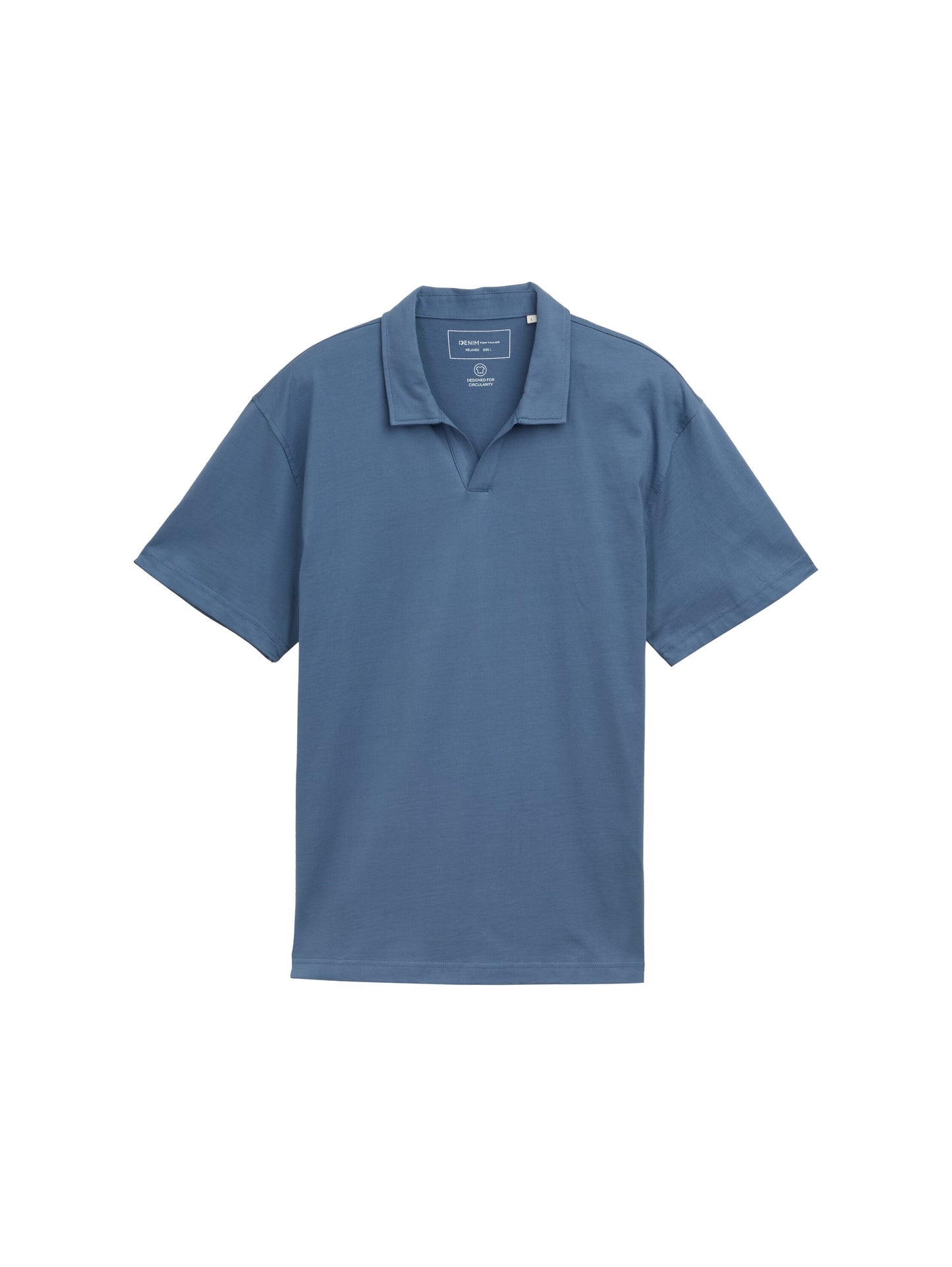 Relaxed Fit Jersey Poloshirt aus Baumwolle
