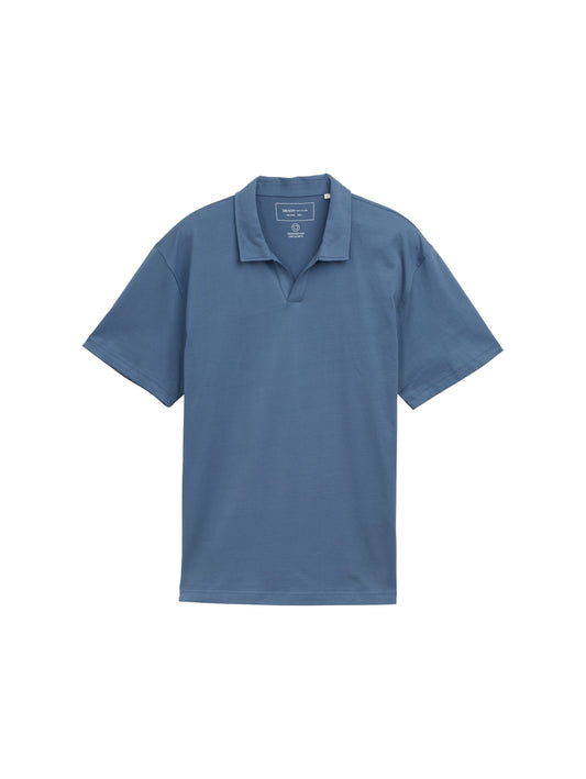 Relaxed Fit Jersey Poloshirt aus Baumwolle
