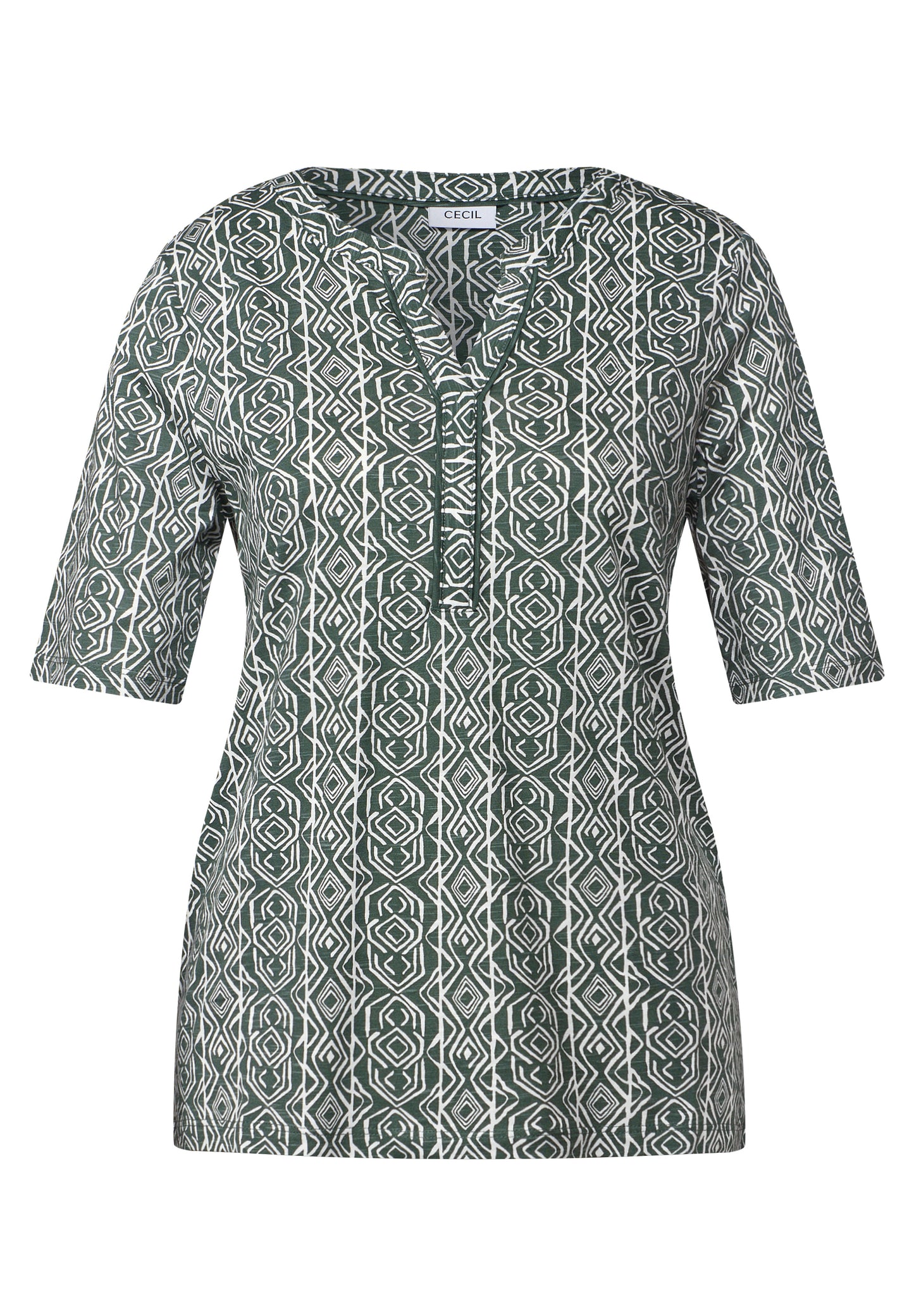 Shirt im Tunika-Look