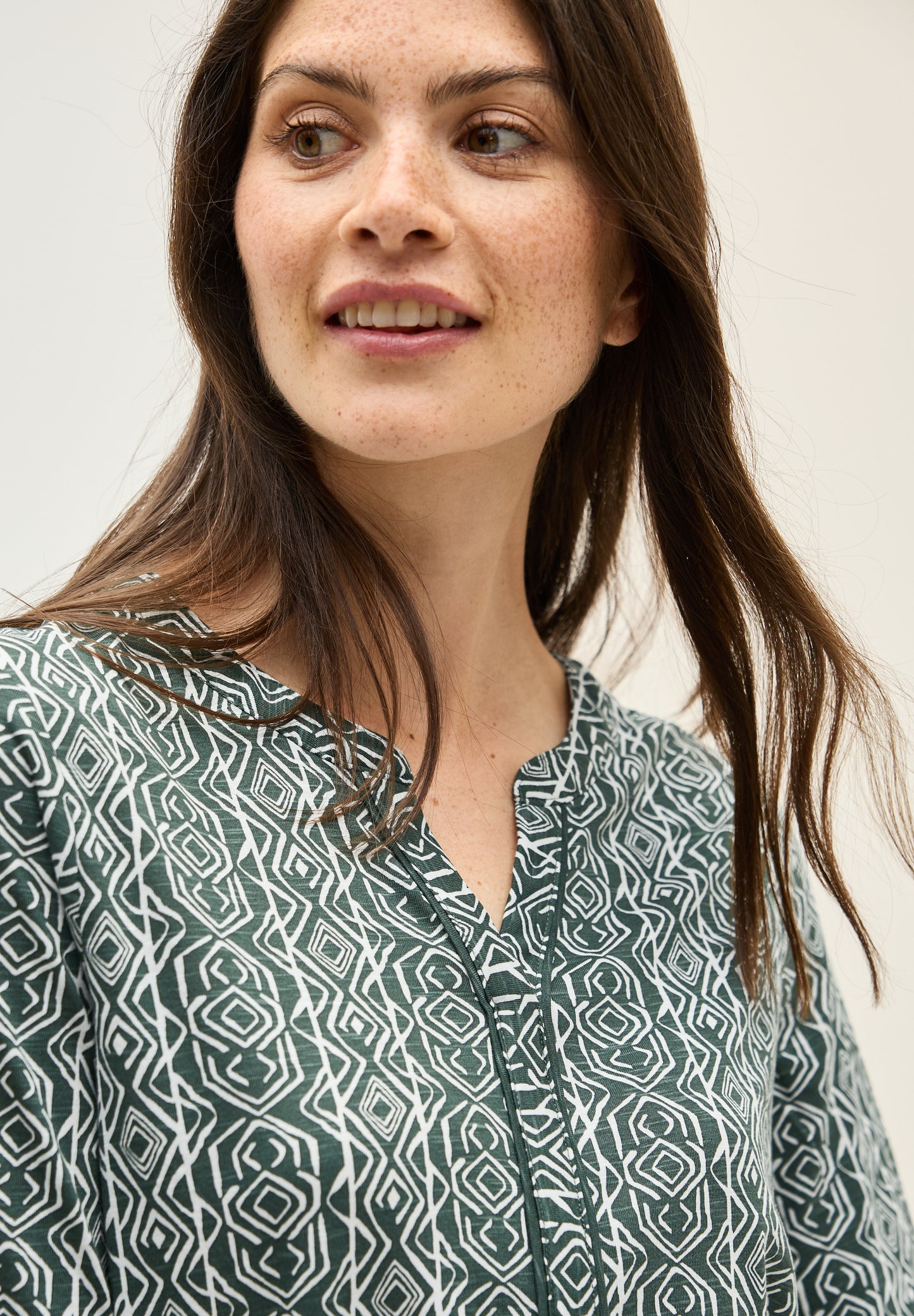 Shirt im Tunika-Look