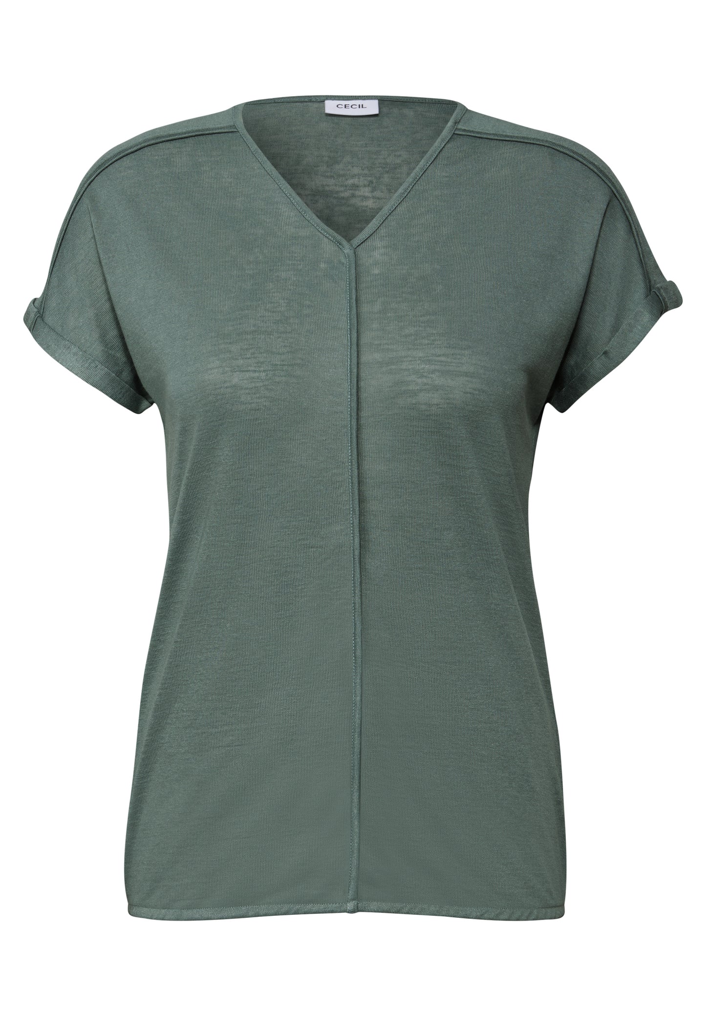 T-Shirt mit Deko-Nähten