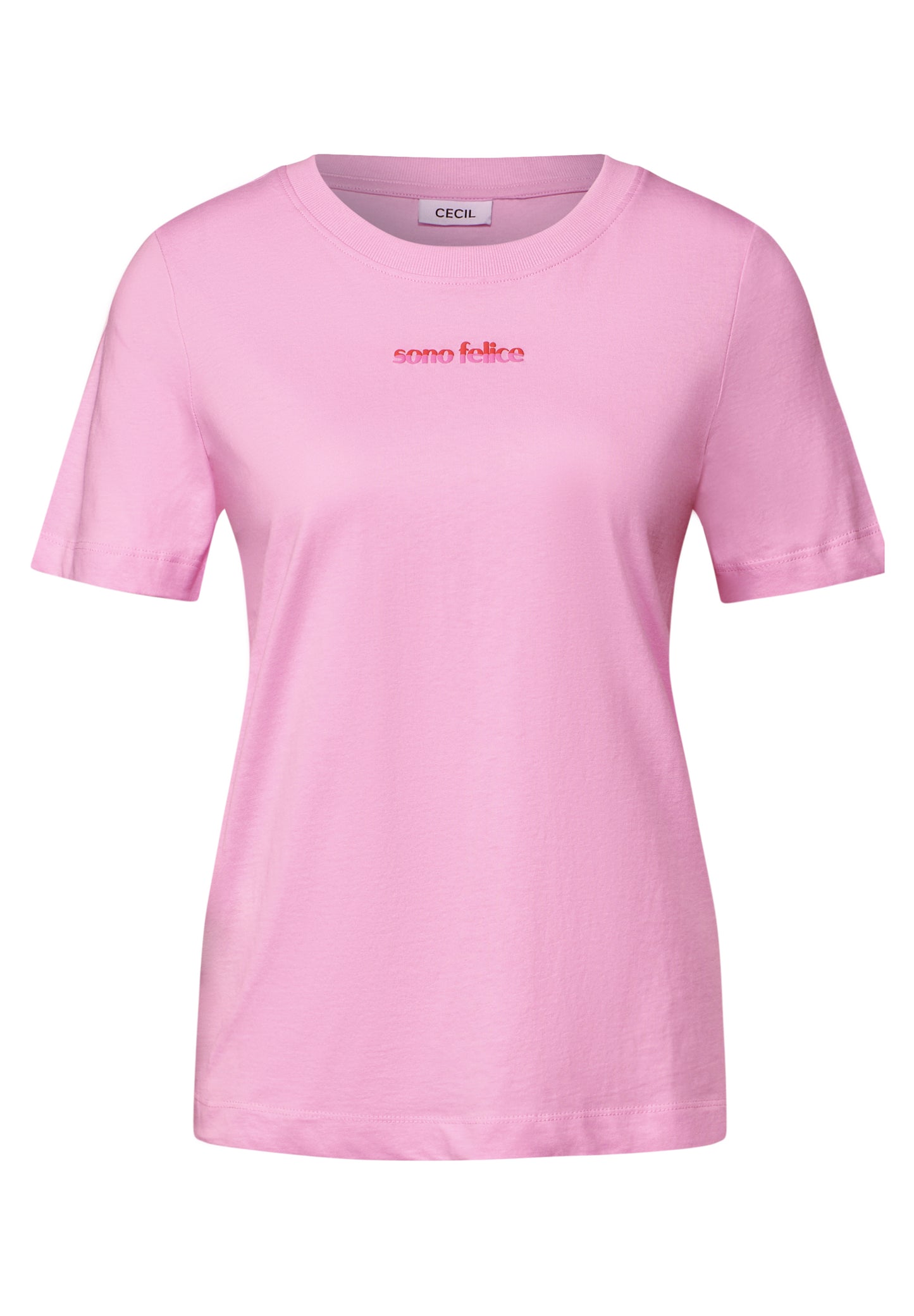 T-Shirt mit Wording-Detail