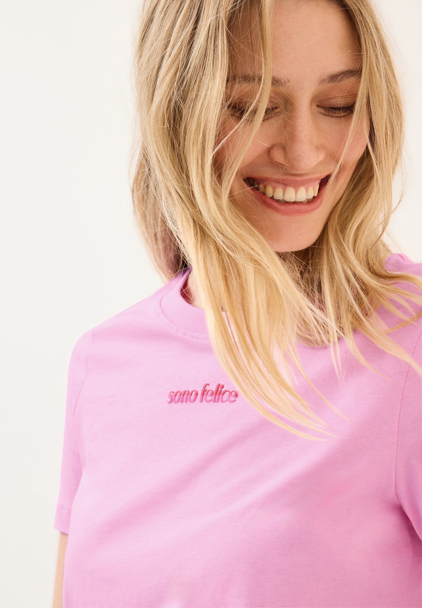 T-Shirt mit Wording-Detail