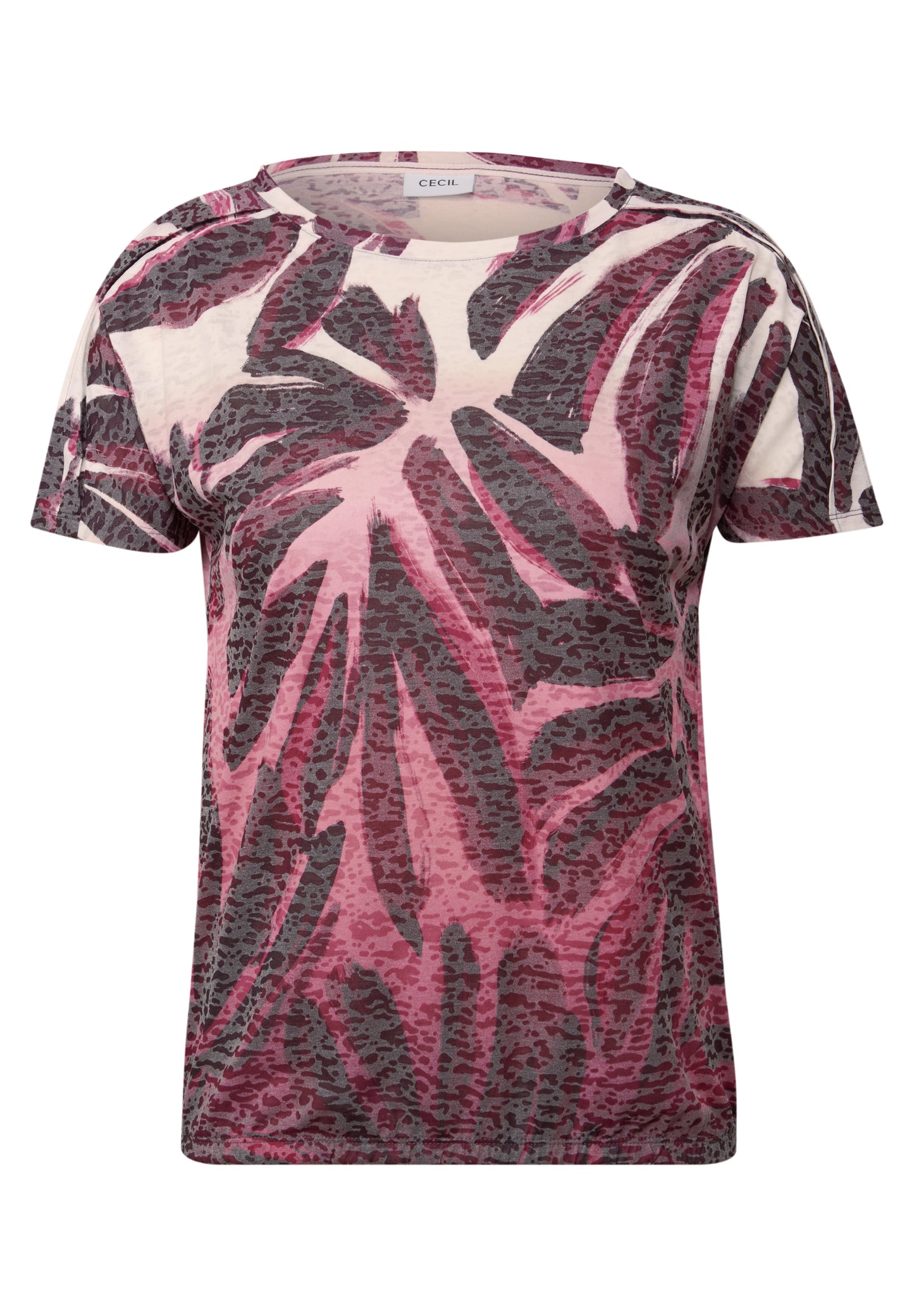 Ausbrenner-Shirt mit Muster