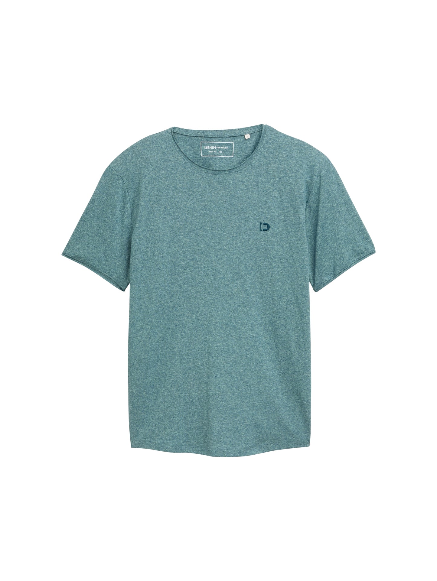 T-Shirt in Melange Optik