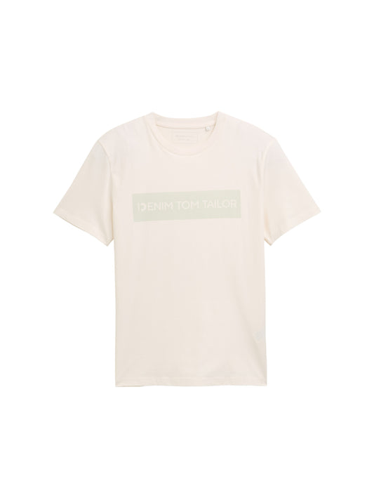 Basic T-Shirt mit Logo-Print