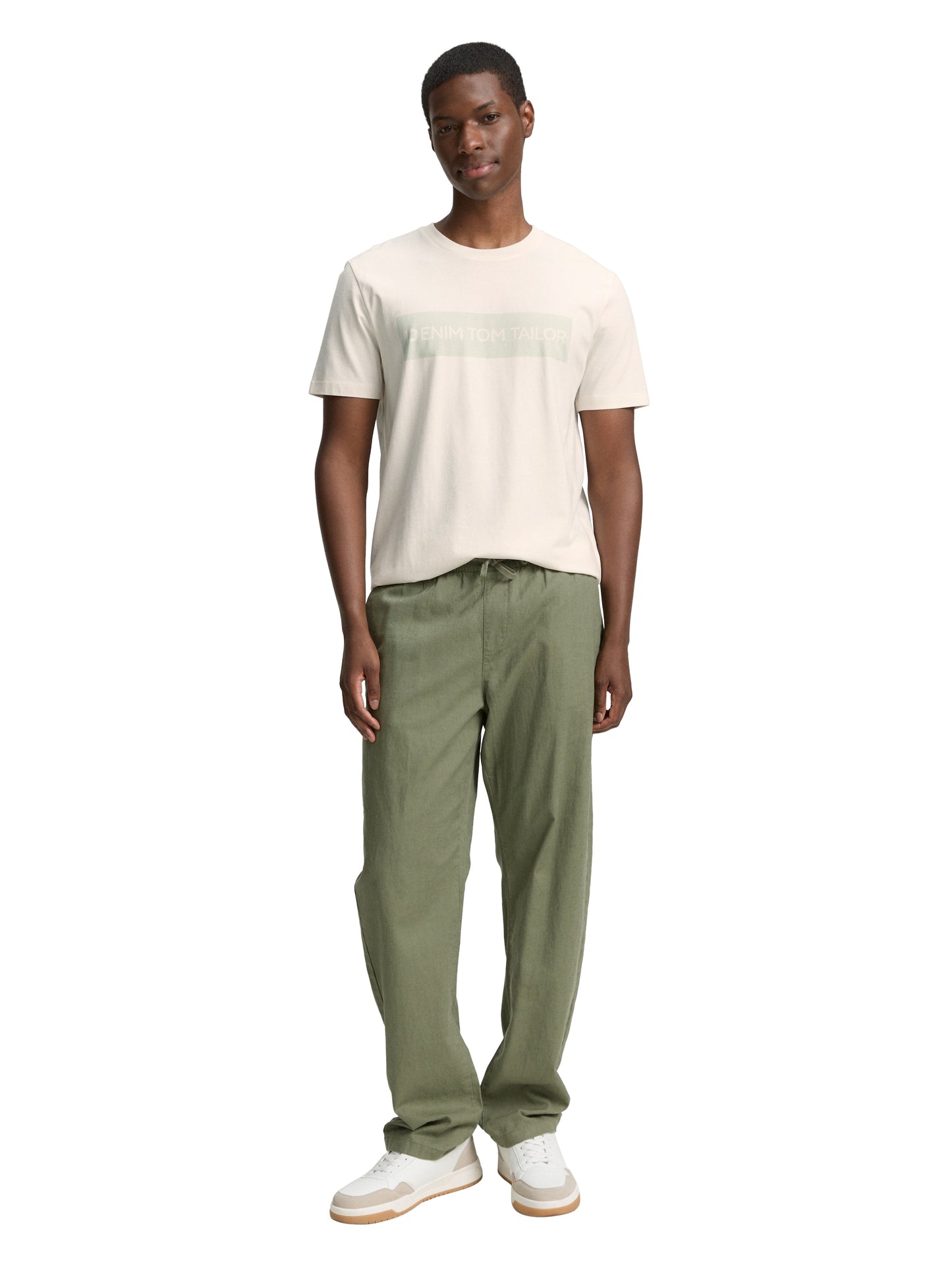 Basic T-Shirt mit Logo-Print