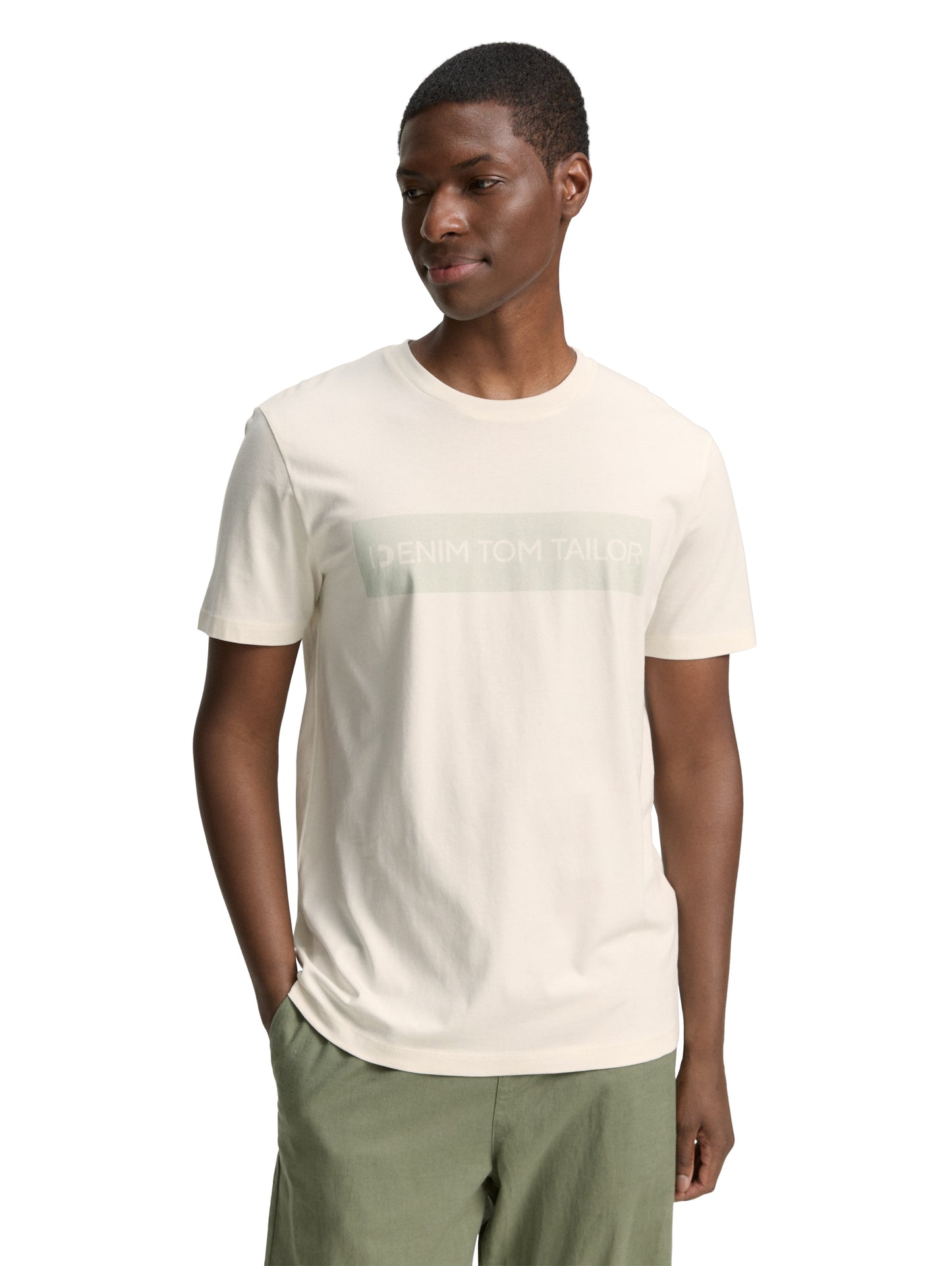Basic T-Shirt mit Logo-Print