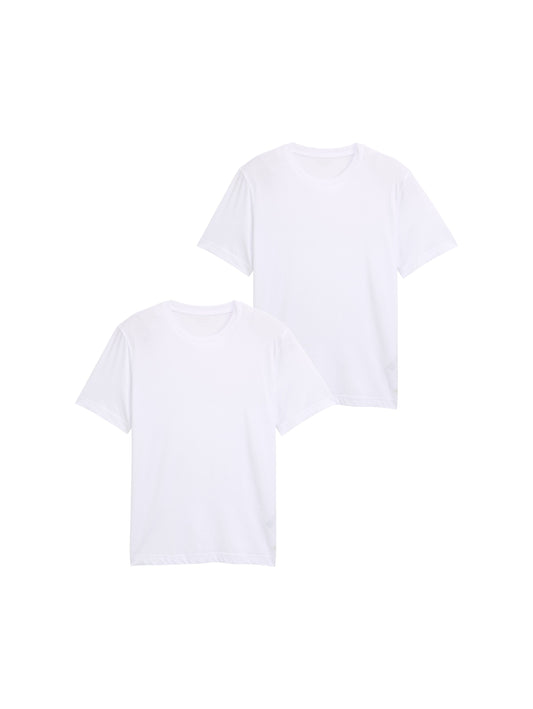T-Shirts aus Baumwolle im 2er-Pack