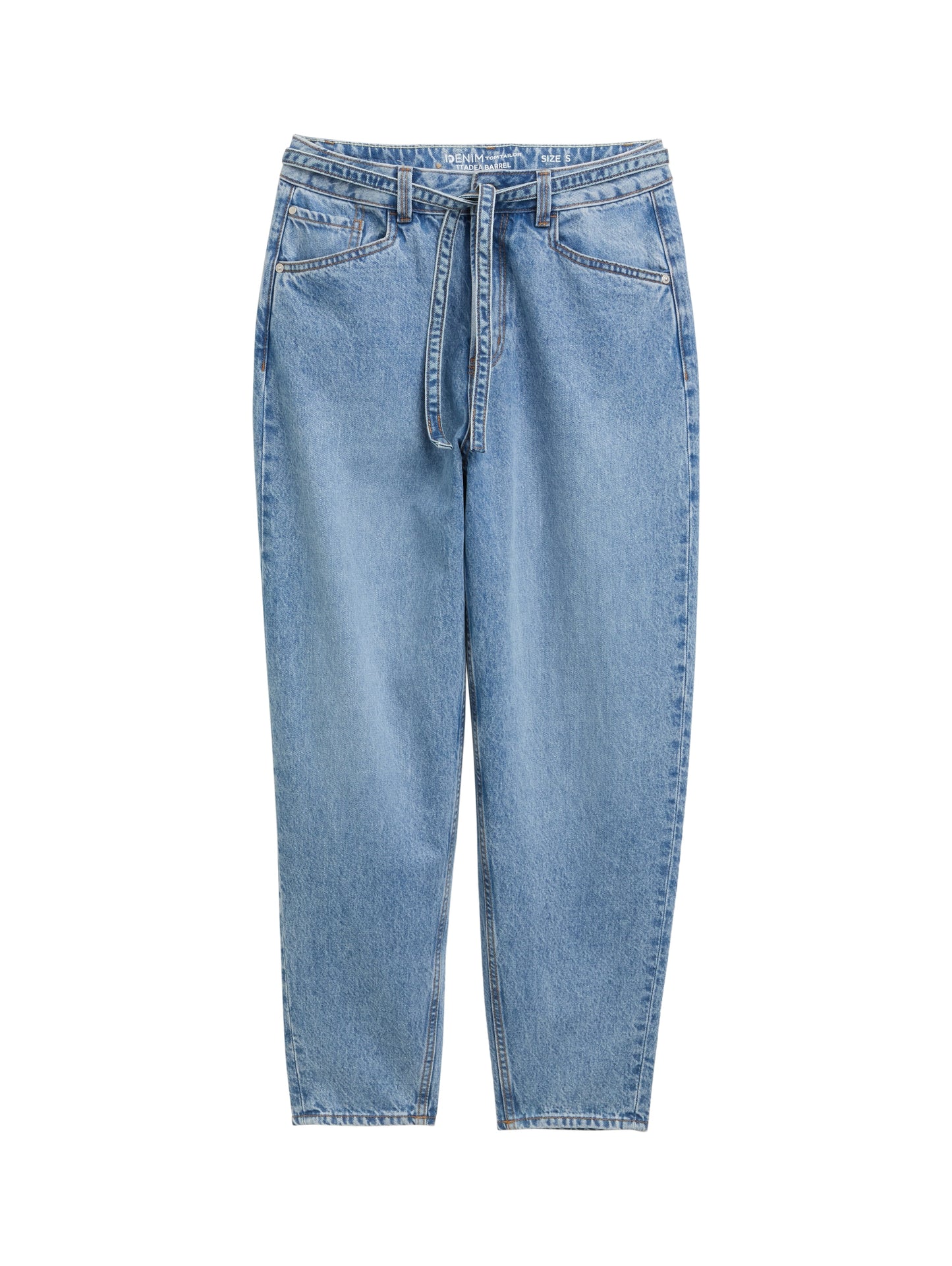 TTADEA Barrel Jeans mit Gürtel
