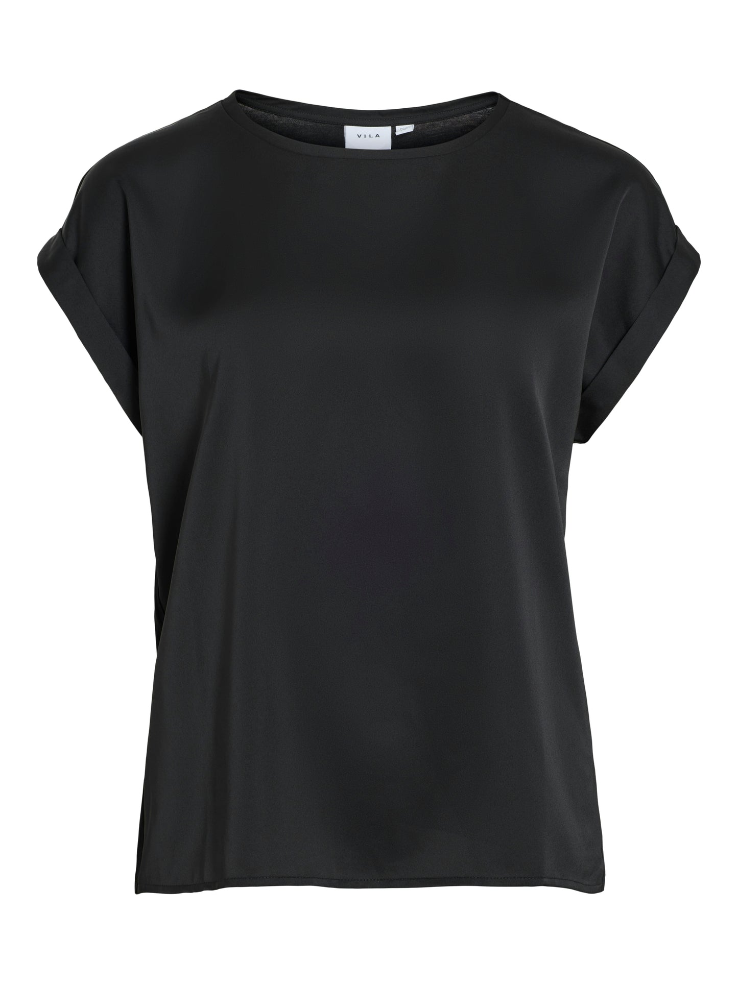 VIELLETTE S/S SATIN TOP - NOOS