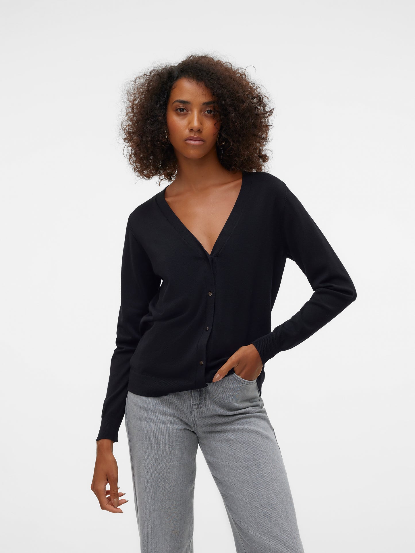 VMSILJE LS V-NECK CARDIGAN GA NOOS