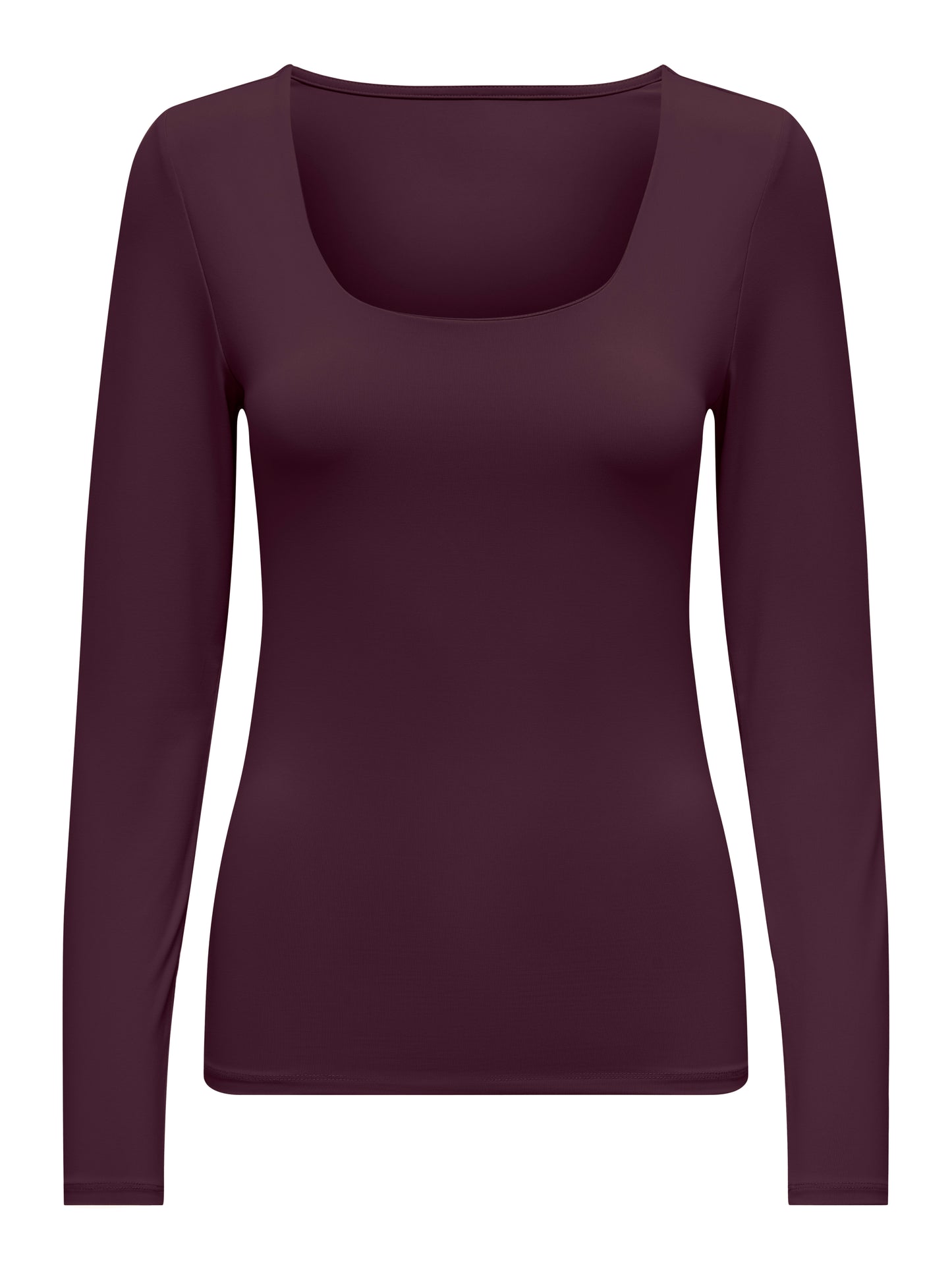 ONLEA L/S 2-WAY DEEP NECK TOP JRS NOOS