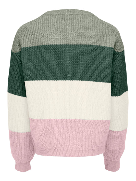 KOGSANDY L/S STRIPE PULLOVER KNT NOOS