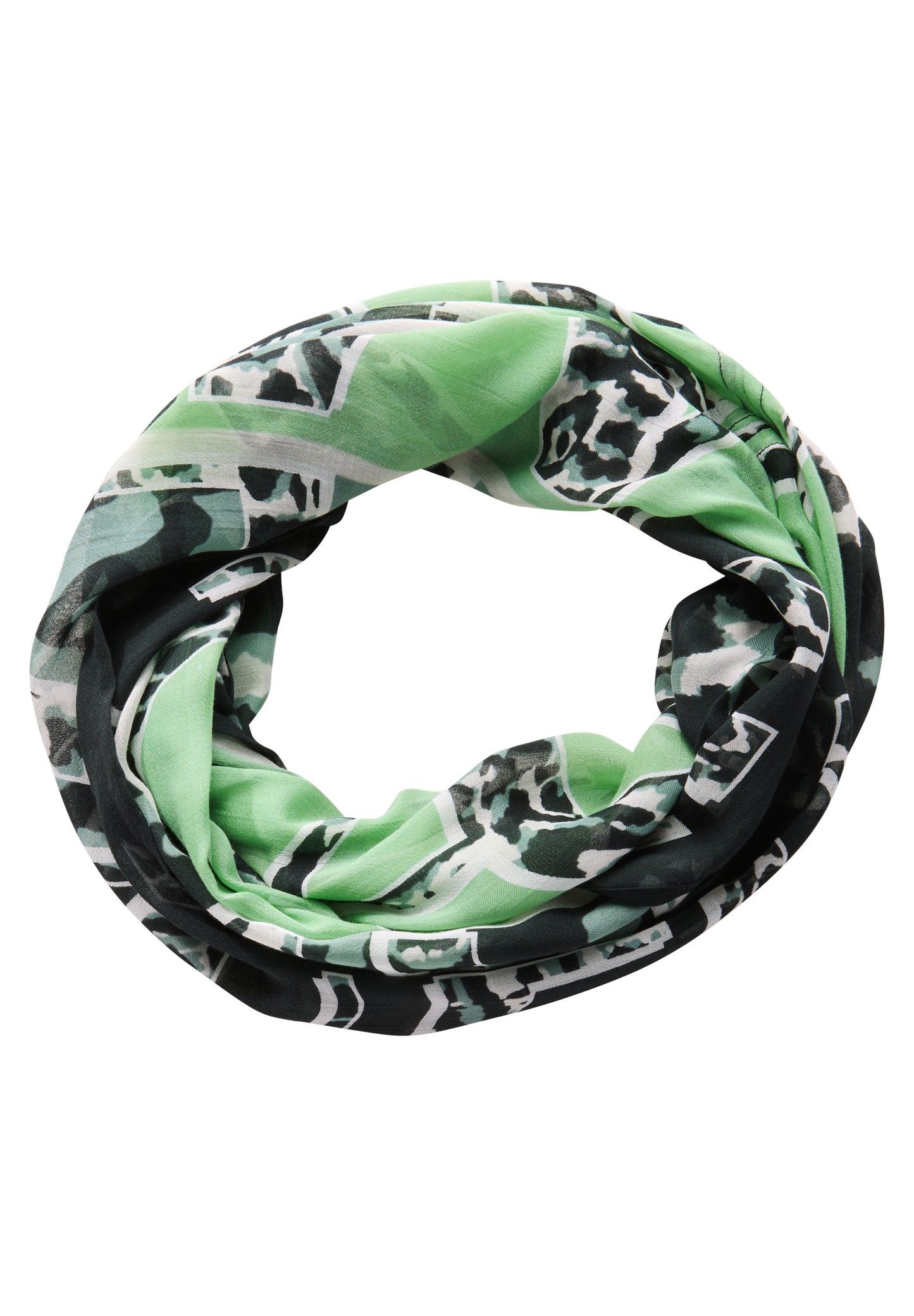 Gemusterter Loop Schal