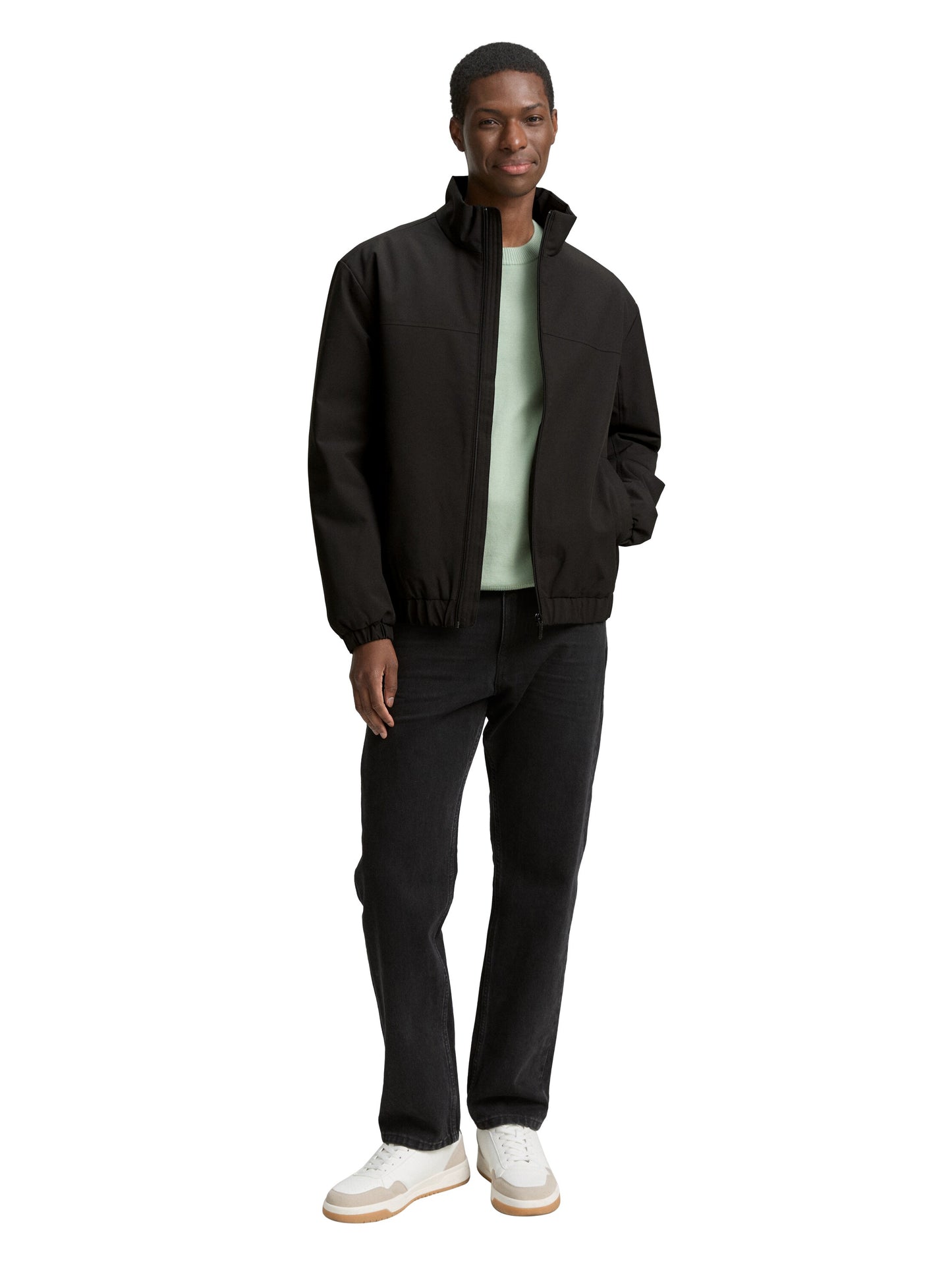Blouson Jacke mit Stehkragen