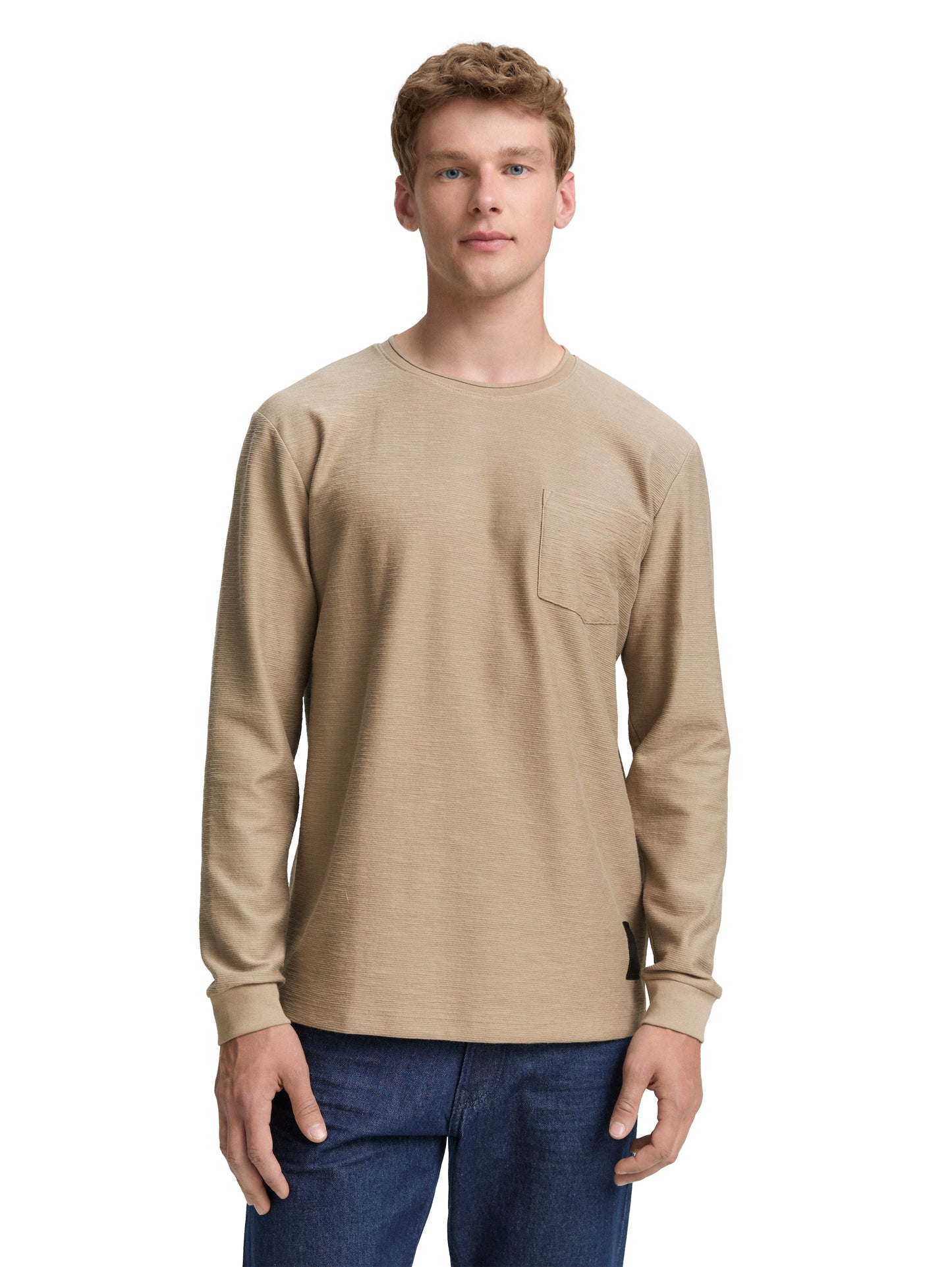 Langarmshirt mit Brusttasche