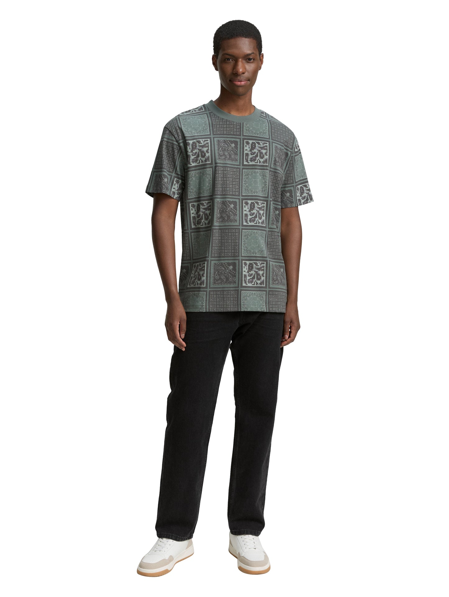 Relaxed Fit T-Shirt mit Muster