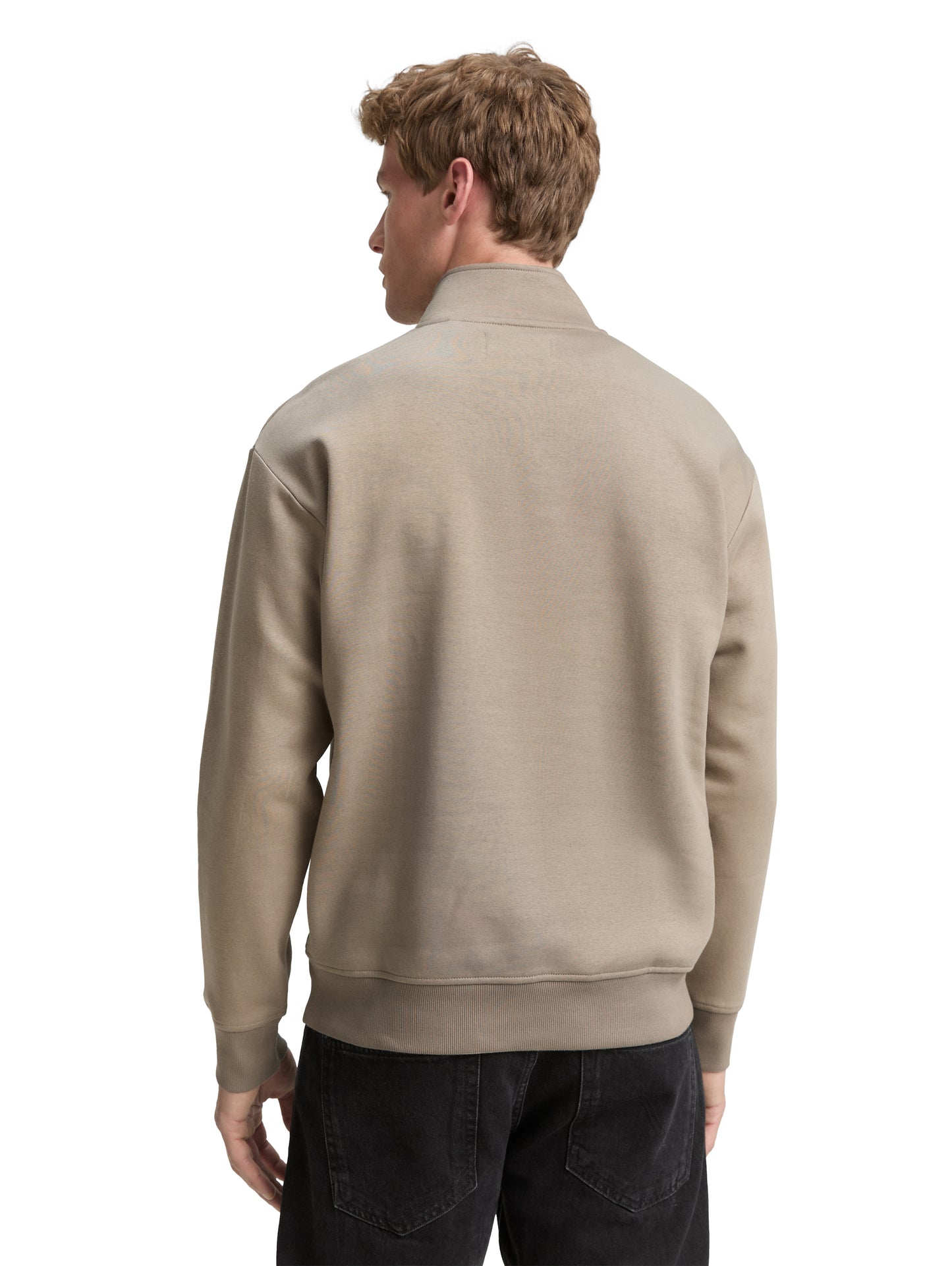 Troyer Sweatshirt mit Logo-Print