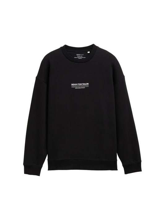 Relaxed Sweatshirt mit Logo-Print