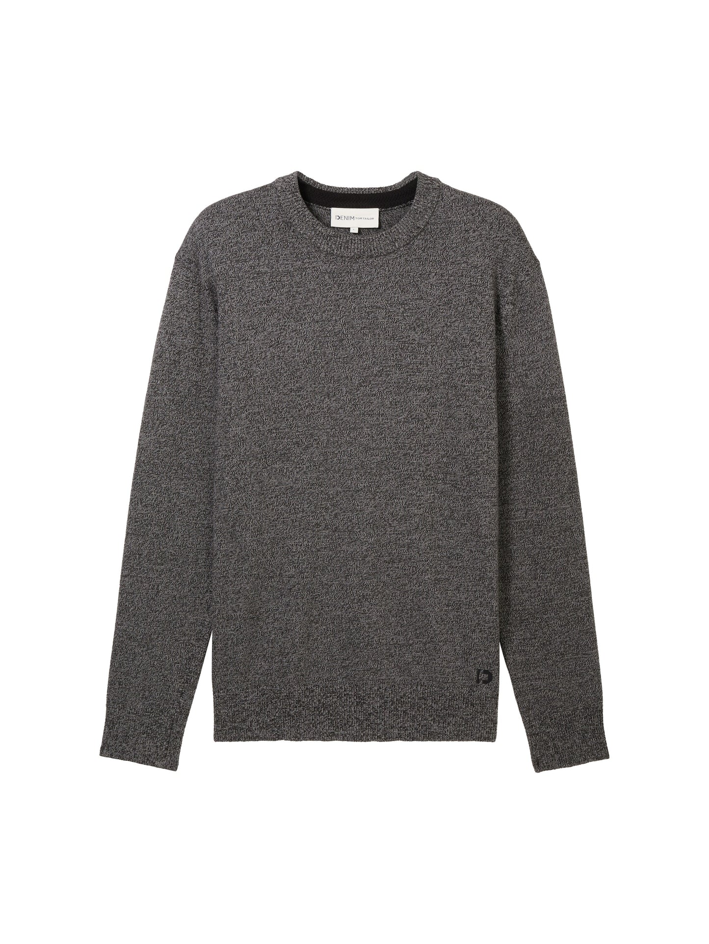 Basic Strickpullover aus Baumwolle