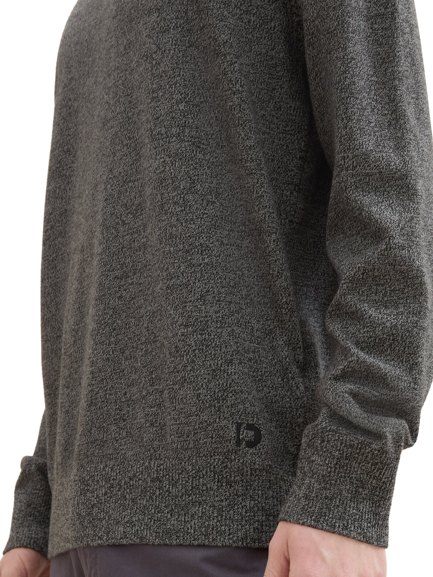Basic Strickpullover aus Baumwolle