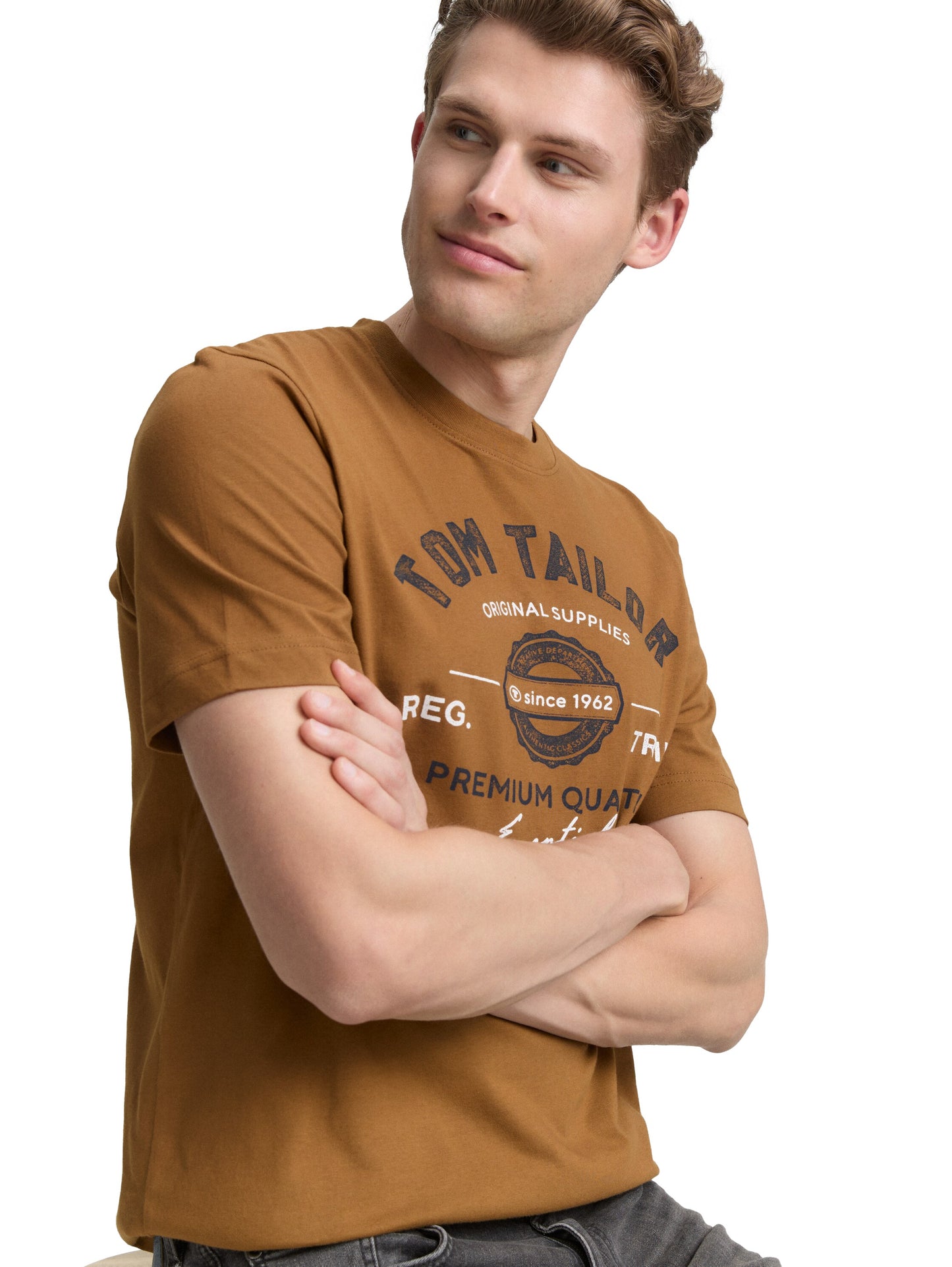 T-Shirt mit Logo-Print