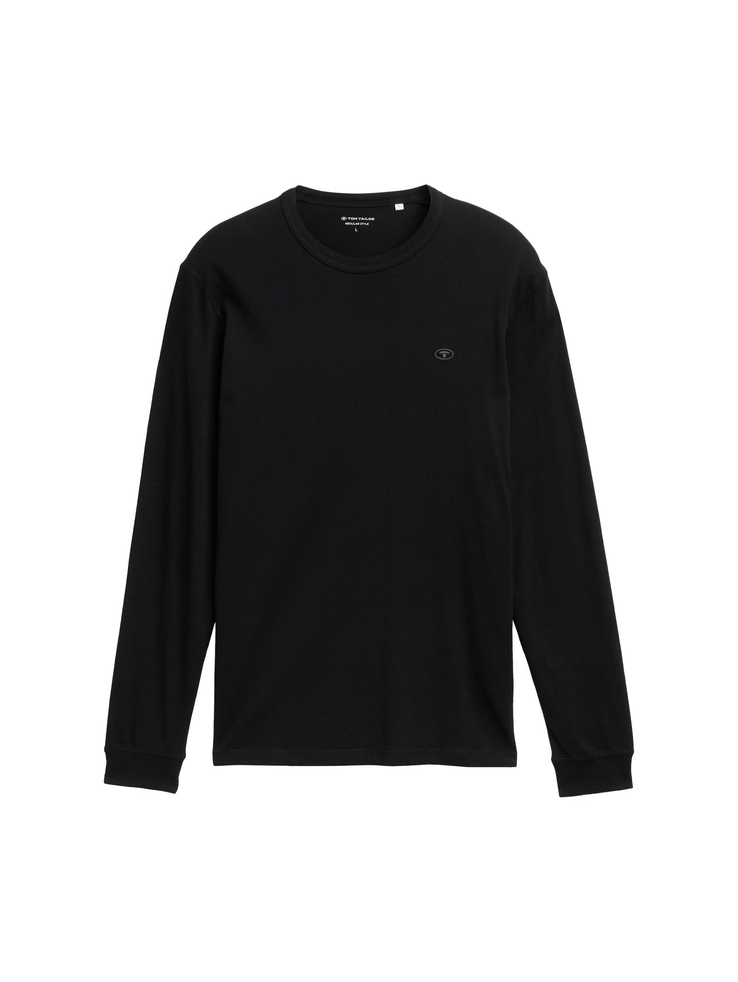 Basic Langarmshirt aus Baumwolle
