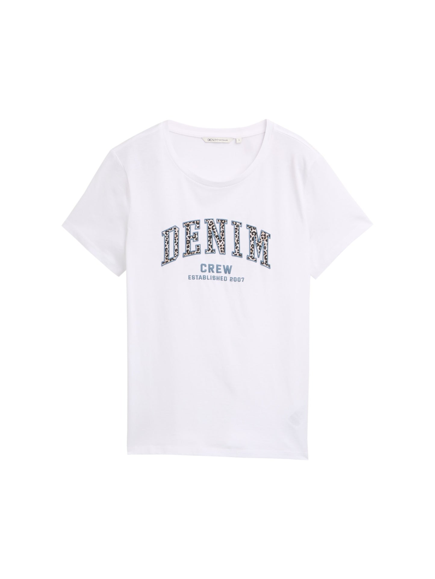 T-Shirt mit Leo-Print