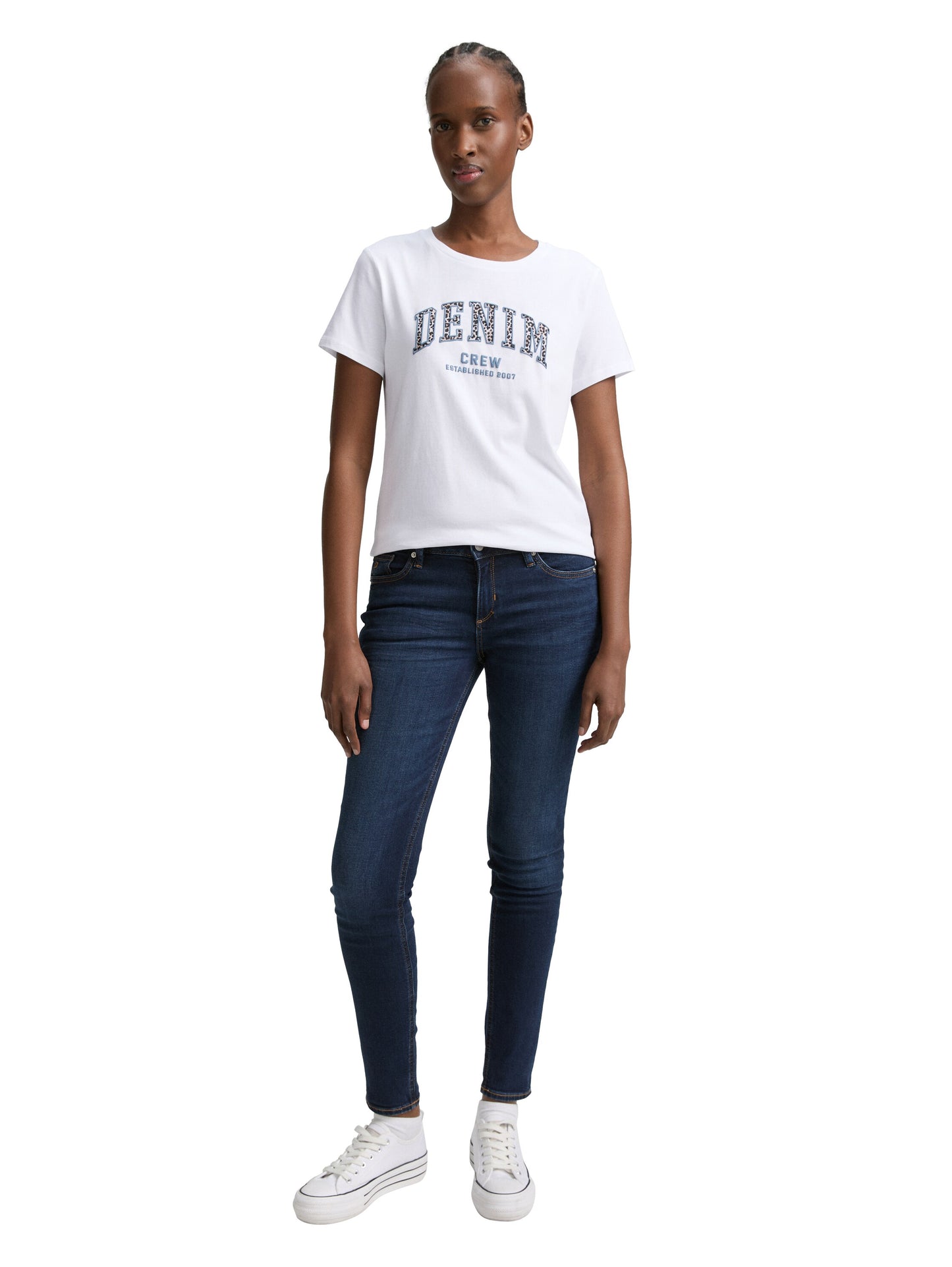 T-Shirt mit Leo-Print